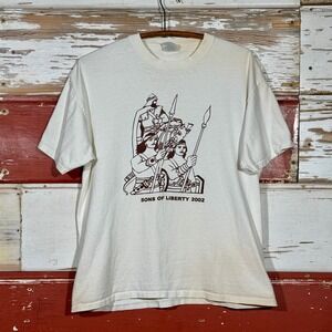 Vintage Port & Company Graphic Tee Sons of Liberty 2002‎ Short Sleeve T-Shirt